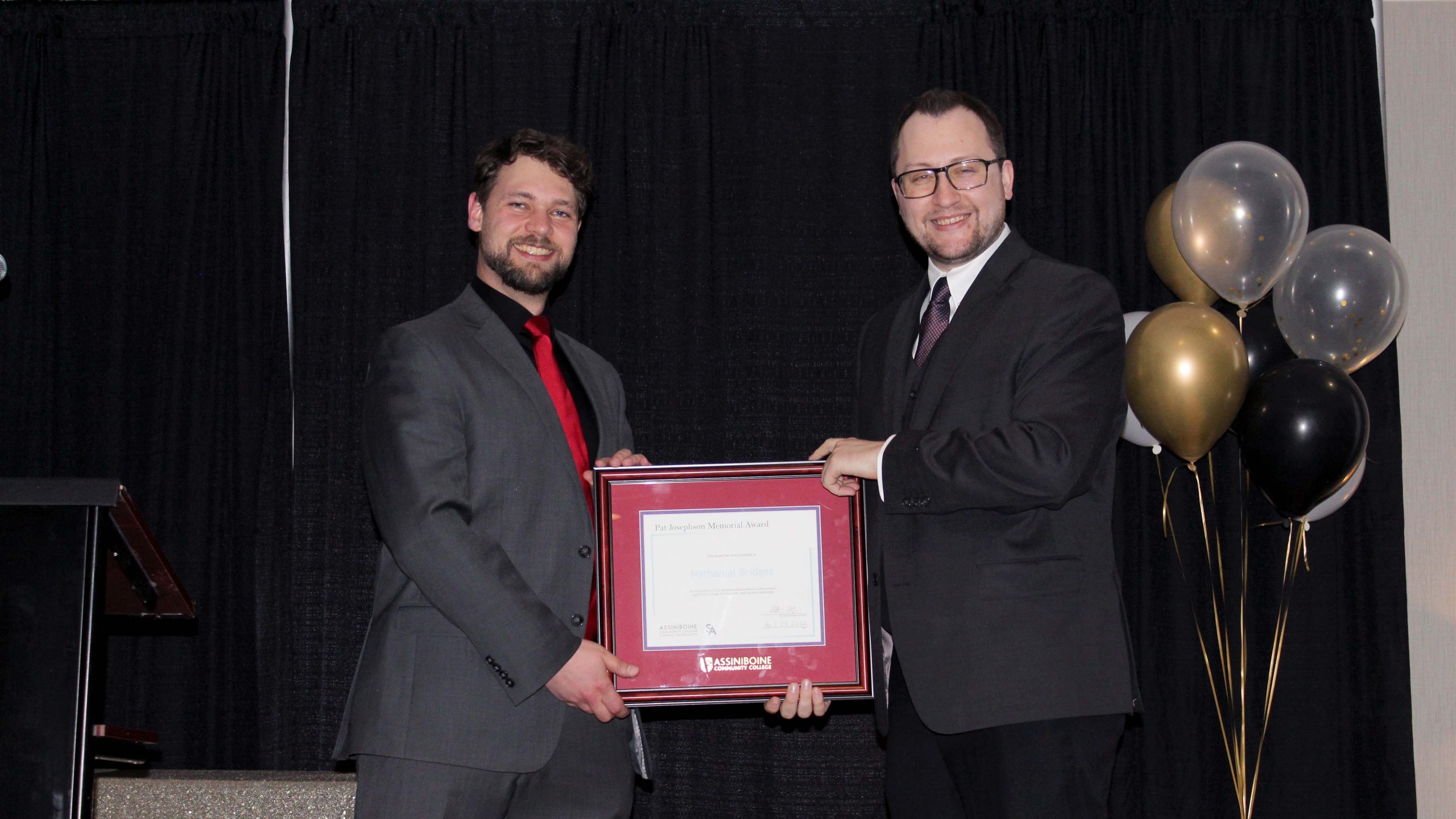 Nathanial Bridges, Pat Josephson Memorial Award Recipient